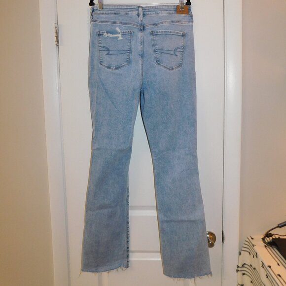 American Eagle Skinny Kick Jeans - Size 14, X-Long - Picture 2 of 4